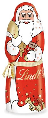 Lindt Schokolade Weihnachtsmann | 3 x 70 g | Weihnachtsmann aus feinster Vollmilchschokolade | Weihnachtsmann | Schokoladen-Geschenk zu Weihnachten | Weihnachtsschokolade