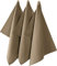 REDBEST Geschirrtuch, Küchentuch 3er-Pack Seattle, 100% Baumwolle taupe Größe 50x70 cm - saugstarke, strapazierfähige Qualität, mit Aufhängung (weitere Farben)