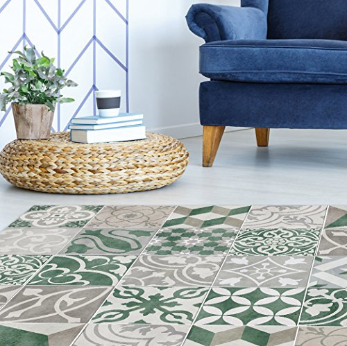 VINILIKO, Tapis en Vinyle, Vert, 100 x 133 cm