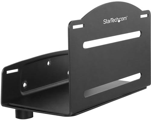 StarTech.com CPU Halterung - verstellbare Computer Wandhalterung - PC Wandhalterung - Tiefe 12 - 21cm - Metall (CPUWALLMNT)