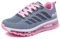 Air Running Baskets Chaussures Homme Femme Outdoor Gym Fitness Sport Sneakers Style Multicolore Respirante GreyPink39