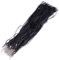 EXCEART 100 Stücke Organza-Bänder Organza-Schnüre Organza Kette mit Karabinerverschluss Organzaband für Halskette Armband Basteln Schmuckherstellung 46cm ()