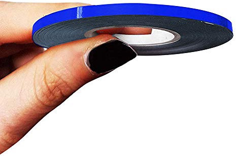 4R Quattroerre.it 10456 Trim Stripes Strisce Adesive per Auto, Blu, 3 mm x 10 mt
