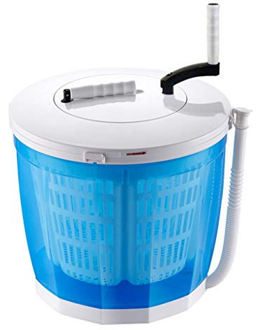 LPGY Machine à Laver Et Essoreuse Non éLectriques à Main à Manivelle Manuelle, Machine à Laver Le Linge Au Comptoir, Nettoyer, Rincer & Essorer, Appartements Ou Dortoir éTudiant, Bleu