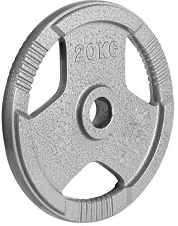 Chase Fitness TRI-GRIP Cast Iron 2 Olympic Disc Weight Plates 2.5KG - 20KG (20kg x 1)