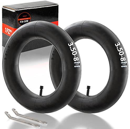 1PZ F3I-3Z8 Camera d'aria 3.50-8 compatibile per 4.00-8 pneumatico carriola rimorchio carrello giardino trattore monociclo tosaerba e scooter, con asta diritta valvola TR13
