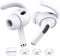 AHASTYLE 3 Paare AirPods Pro 2 Ohrpolster Ohrbügel Silikon Anti-Rutsch Ohrhörer-Abdeckungen【Nicht in den Ladekoffer Passen】 Kompatibel mit Apple AirPods Pro 2. Generation (Weiß)
