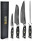 Kitchen Knife Set 11, 19, 21 cm with Diamond Knife Sharpener Japanese Knife with 67 Layers of Damascus Steel Sharp Knife, Damascus Chef Knife Cooking Knife with Blade Sharpener with Gift Box YD312