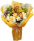 predolo Bouquet di Fiori all'Uncinetto completato Fiori Artificiali Girasole Lavorato a Margherita Compleanno Regalo di Decorazioni, Giallo