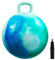U&C Planet Ballon Sauteur Ballon Sauteur Gonflable avec Pompe, 45 cm Ballon Sauteur pour Enfants，Max. Charge 100 KG, Jouet pour Enfants 3-6 Ans Intérieur & Extérieur，Nuage Bleu