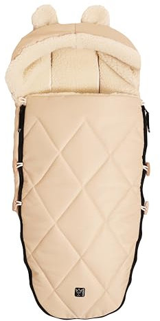 Kaiser 65825 XL EARS WOOL Woll Fußsack (marzipan)