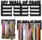 VAILANTES Medaillenhalter My Wall of Fame Motiv Fußball Geschenk Karate Triathlon Marathon Taekwondo Handball Leichtathletik Läufer Judo Schwimmer Fussball Sportler Geschenke Medaillen Aufbewahrung