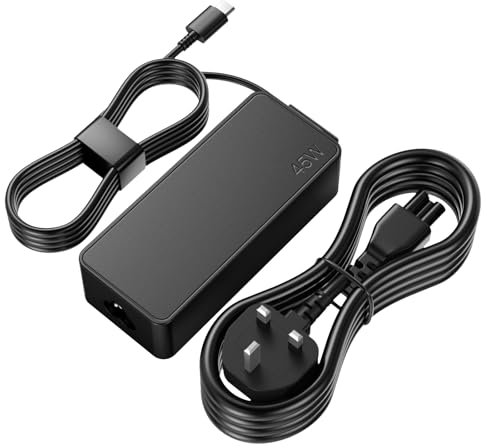 Chromebook Charger - 45W USB C Laptop Charger for Lenovo, HP, Acer, Asus, Samsung, Google Chromebook, USB Type-C Fast Charging Power Adapter