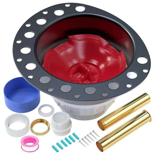 Osmond ITD5135 - Kit de drenaje de bañera independiente con cordal de latón para bañera de pie