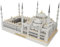 Perfeclan Architektur-Modellbausätze für die türkische Moschee, 3D-Puzzles, Bastel-Sammelbausätze, Konstruktionsmodell für Schreibtisch-Ornamente