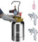 VEVOR Druckbehälter Farbbehälter Sprühfarbe Drucktopf 2 L Drucktank, 45 psi Lackierpistole Farbbehälter Φ 38,5 x 12,6 c Spray Paint Pressure Pot Tank Paint Container Farbspritzpistolen Lacken, Flecken