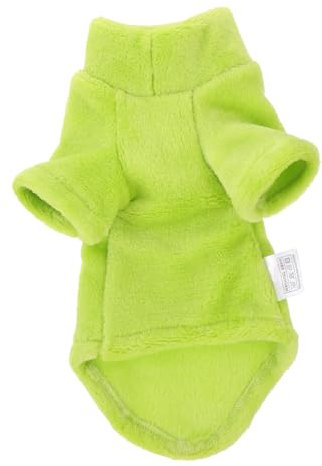 Levemolo Sphynx Katzenkleidung Winterwarmer Weicher Haustiermantel Mit Hohem Kragen Und Ärmel Gepolstert Atmungsaktiv Für Haarlose Katzen Hellgrün
