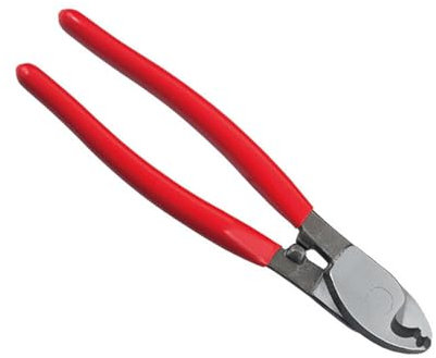Cable Wire Cutters, Heavy Duty High-Carbon Steel Wire Cutting Pliers with Ergonomic Non-Slip Handle, Precision Cutting Tool for Copper and Aluminum Cables, 210MM