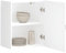 Pensili da Cucina 2 pz Kalmar Bianco in Legno Multistrato (27,8KG)