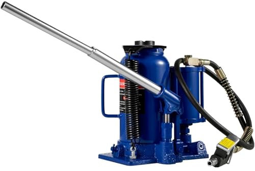 JOXLOVER Hydraulic Jack, 20 ton pneumatic jack vertical hydraulic jack air compressor labor-saving pneumatic jack pneumatic jack for most cars, trucks, and SUVs