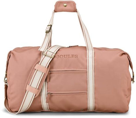 Joules Epwell Collection Duffle Bag, Portable, Carry On, Weekender, One Size, Pink