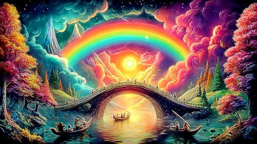 Fantasy-Nacht-Szene Puzzles 1000 Teile Schwer Spielzeug Lernspiel Impossible Herausforderung Spielzeug für Erwachsene und Kinder ab 12 JahrenFantasy-Nacht-Szene38x26cm/1000pcs