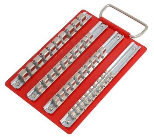 Socket Rail Fixed 200mm 4 Rail (1/2 3/8 1/4in. Dr.)