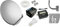KIT COMPLETO SATELLITE:PARABOLA 60 CM+LNB+CAVO+STAFFA+SPINOTTI+FINDER