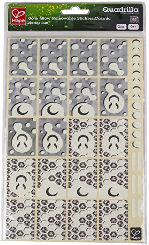 Hape - Murmeln Spiele Kosmische phosphoreszierende Aufkleber, Mehrfarbig (Barrutoys E6039)