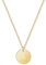 GD GOOD.designs Kette mit Buchstabe A Gold 18 Karat - Wasserfest I Goldkette für Damen mit A-Z Anhänger I Initial Buchstabenkette - Valentinstag-Geschenk für Sie und Ihn