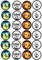 24 Muffin & Cupcake Aufleger Fondant Fussball AMA1