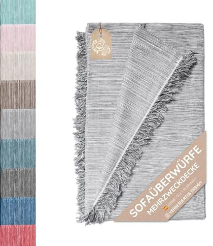 Jarapa Home - Bettüberwurf und Sofaüberwurf - Hochwertige Schutzhüllen für Sofa und Bett. Spannbezüge für Sofas und Sofaüberwürfe. Bequeme Sofadecken für Sitzfläche und Überwurf Sofa