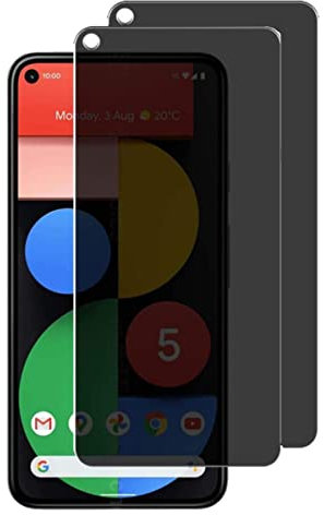 2 Stück Sichtschutz für Google Pixel 4A - Anti-Spy Sichtschutzfolie 9H Härte, Anti-Spähen Privatsphäre Schutzfolie,Gehärtetes Glas Folie Blickschutzfolie, Privacy Screen mit Anti Spy, Kratzfest