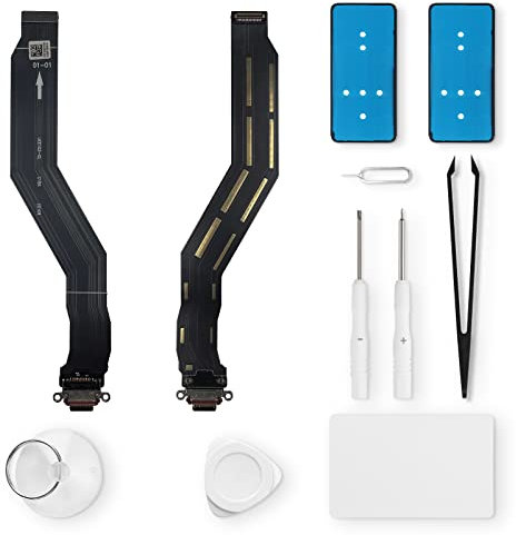 Eonpam ladebuchse ersatz für Oneplus 8 Charging Port USB Ladeanschluss Mikrofon Kopfhörerbuchse mit Reparaturset
