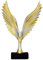 Adler/Engelsflügel Statue Harz Skulptur Figur für Zuhause Gold Silber Vogel