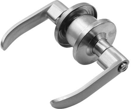 ZONADAH Cerradura de entrada de palanca de aleación de zinc, cerrojo de 60 mm, cerradura de seguridad con llave, juego de cerradura segura, pomo de la manija de la puerta exterior para casa,
