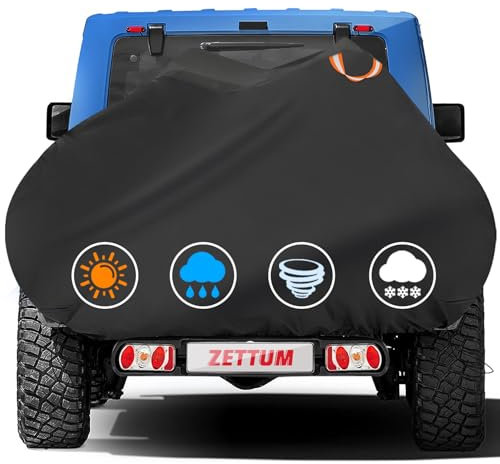 Zettum Bike Cover for Transport 2 Bikes - Outdoor Bike Covers for 2 Bikes on Rear Bike Rack Transport Heavy Duty & Waterproof, 600D Bicycle Rack Covers for 2 Bikes on Car Hitch Travel Storage