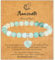 XIANNVXI Healing Bracelets for Women Crystal Amazonite Bracelet 8mm Beaded Bracelet for Women Jewellery
