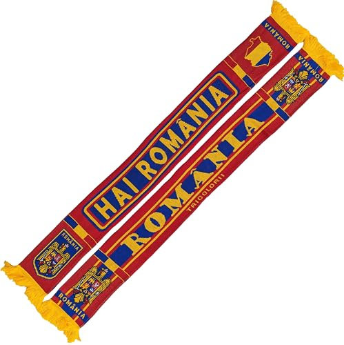 Generisch Rumänien, Romania Schal (Strickschal), für WM, EM, Fußballschal, Kult-Schal, Souvenirschal