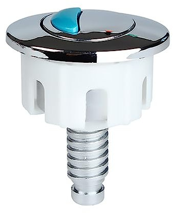 HUIFACAI Flush Toilet Water Tanks Button Oval-Shape Toilet Push Flush Buttons Bathroom Push Button Replace Toilet Handle Toilet Button Metal Toilet Button Toilet Flush