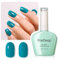 Firedeep 16ml Cyan Gel Nagellack,Pastell Pfau Grün Farbe Soak Off UV LED Nagel Gel Lack Frühling Sommer Maniküre Salon DIY zu Hause 1Pcs