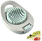 Egg Slicer with Stainless Steel Wire Egg Slicer,Multifunctional Egg Cutter,Heavy Duty Egg Cutter with Sharp Wire for Evenly Slicing Boiled Eggs Ham Banana and Strawberry (Grey)