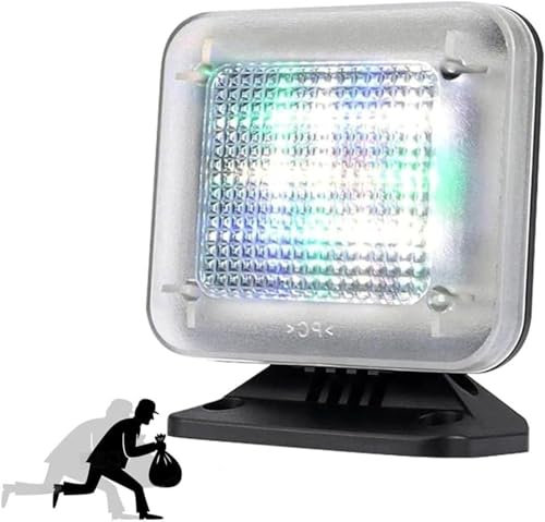 SICOWN Fake TV/TV Simulator - Home Security - Anti-Burglar and Theft Deterrent with LED Light Timer & Sensor (Home Security Lighting)