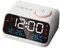 Wrtysully FM-Radio-LED- zum Aufwachen Am Bett, Digitaler Tischkalender + Temperatur, Thermometer, Luftfeuchtigkeit, Hygrometer (A), 1 Set