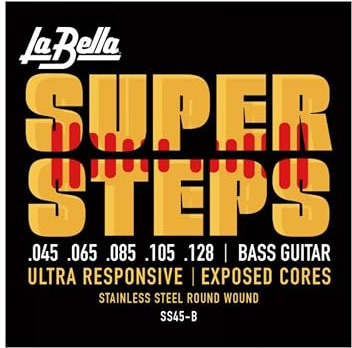La Bella SS45-B Super Steps Standard Bass Strings - 5-String