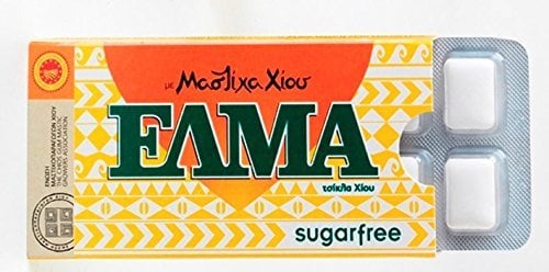ELMA - Sugarfree - Chewing gum au mastic de Chios (sans sucre) - Lot de 3