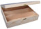Weinkiste aus Holz - unbehandelte Holzbox für 3 Weinflashen - Decoupage SO1