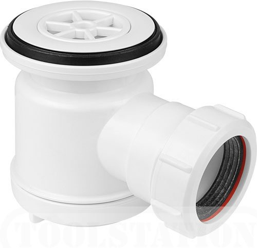 Shower Trap 19mm Seal 70mm Flange White