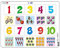 Larsen AR3 - Zahlenpuzzle - Zahlen 1-10 - Puzzle ab 4 Jahren - Lernpuzzle mit 10 Teilen