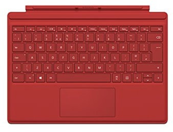 Microsoft Surface Pro 4 Type Keyboard- compatible with Surface Pro - Red